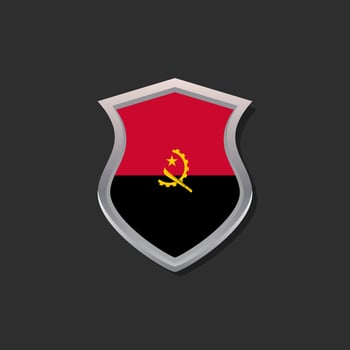 Illustration of Angola flag Template vector