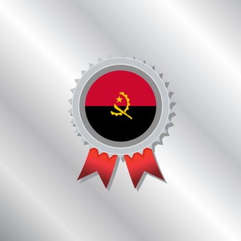 Illustration of Angola flag Template vector