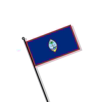 Illustration of Guam flag Template vector
