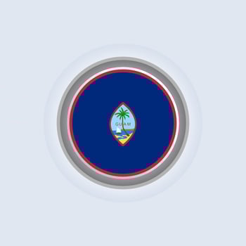 Illustration of Guam flag Template vector