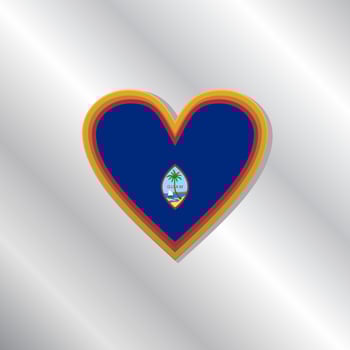 Illustration of Guam flag Template vector