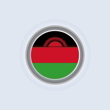 Illustration of Malawi flag Template vector