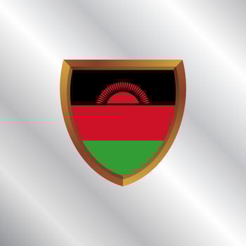 Illustration of Malawi flag Template vector