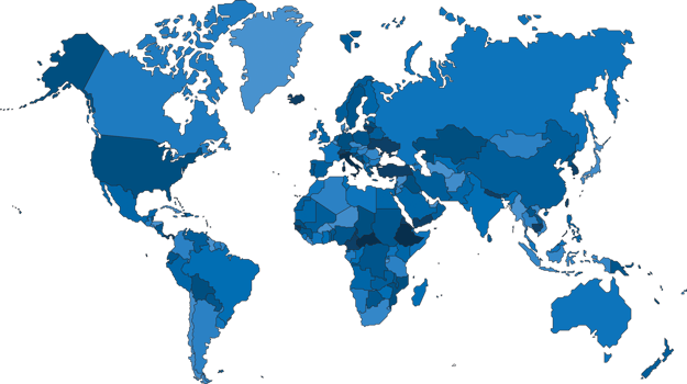Simplicity straight outline line world map png