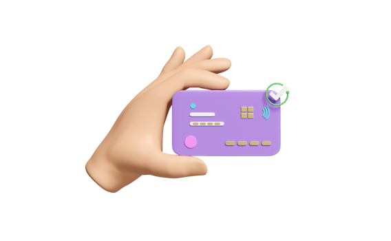 hand using credit card 3d with checkmark icon isolated. payment transaction, online shopping, business finance, cashless, online mobile banking, 3d render illustration png