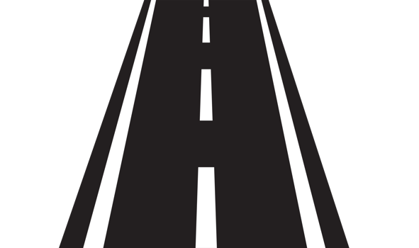 straight road. travel concept illustration png