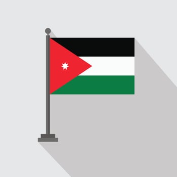 Country flag with creative design vector