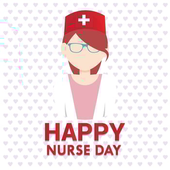 Happy Nurse day design vector