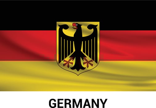 Germany Indpendence day design vector