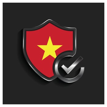 Vietnam flag design vector