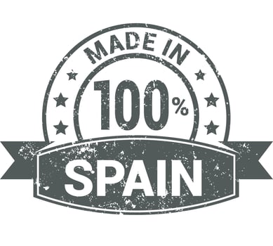 Spain stamp design vector