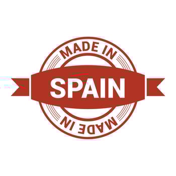 Spain stamp design vector