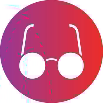 Glasses Icon Style vector