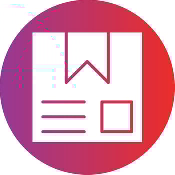 Delivery Box Icon Style vector