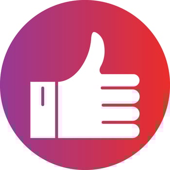 Like Icon Style vector