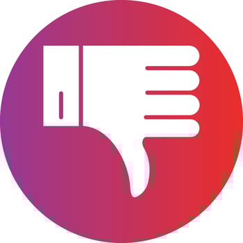 Dislike Icon Style vector