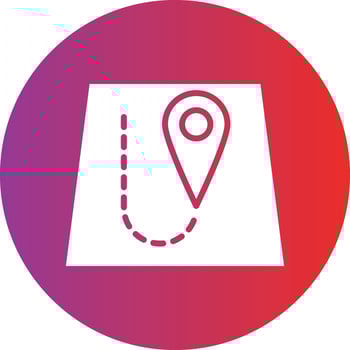 Map Icon Style vector