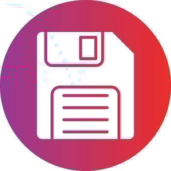 Save Icon Style vector