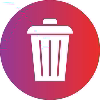 Trash Icon Style vector