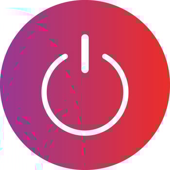 Power Button Icon Style vector