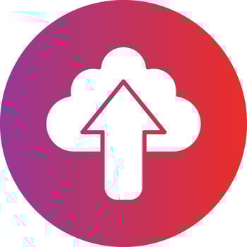 Upload Icon Style vector