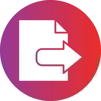 Export Icon Style vector