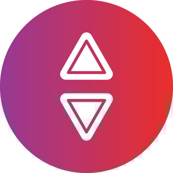 Up Down Icon Style vector