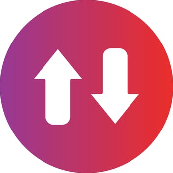 Opposite Arrow Icon Style vector