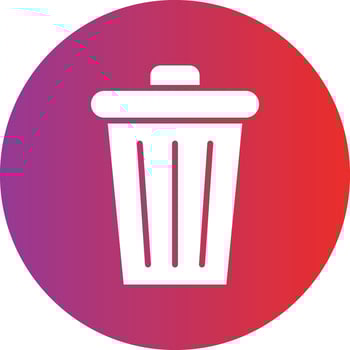 Trash Icon Style vector