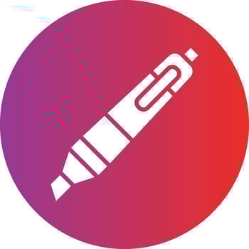 Highlighter Icon Style vector