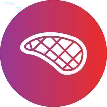 Steak Icon Style vector