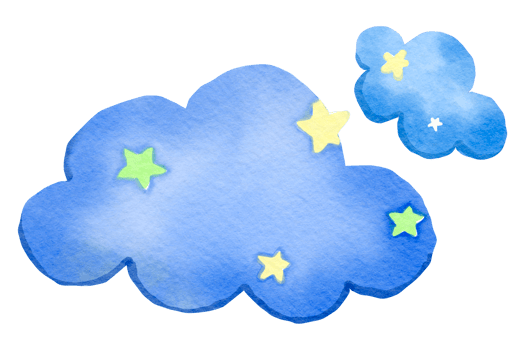 In the sky watercolor png