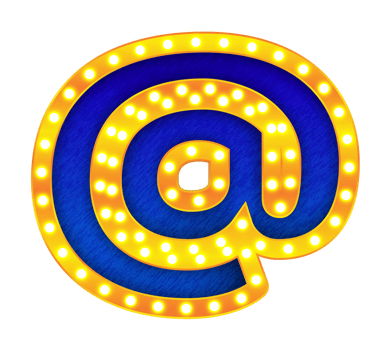 at retro cinema light bulb sign alphabet png