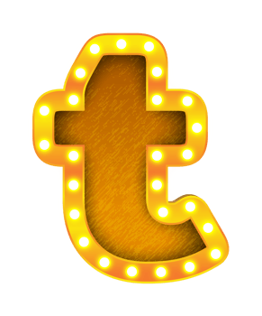 t retro cinema light bulb sign alphabet png