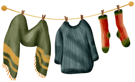 Autumn element watercolor ornament png