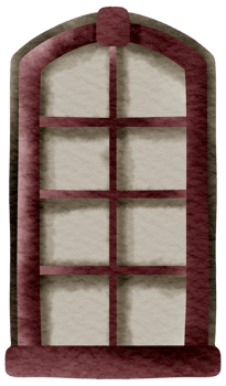 Vintage element watercolor ornament png