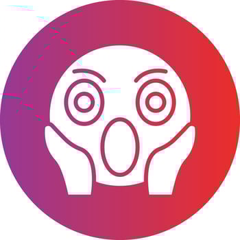 Yelling Icon Style vector