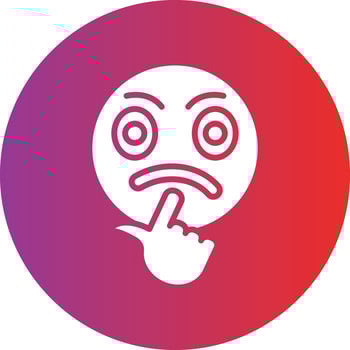 Confusing Icon Style vector