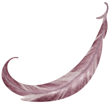 Feather watercolor hand paint png