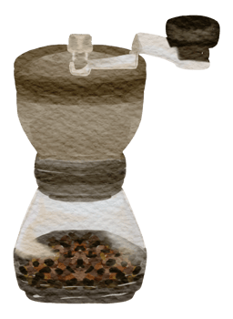Coffee watercolor hand paint png