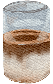 Coffee watercolor hand paint png