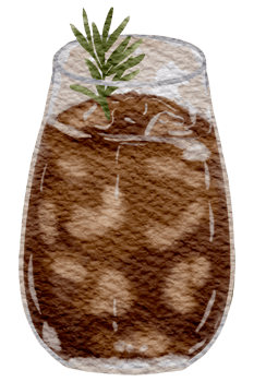 Coffee watercolor hand paint png