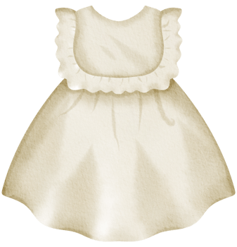 Baby clothes watercolor hand paint png