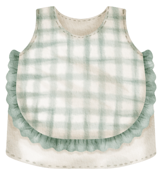 Baby clothes watercolor hand paint png