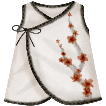 Baby clothes watercolor hand paint png