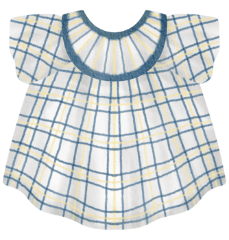 Baby clothes watercolor hand paint png