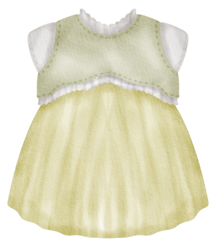 Baby clothes watercolor hand paint png