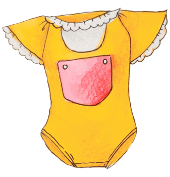 New born baby accessory watercolor png