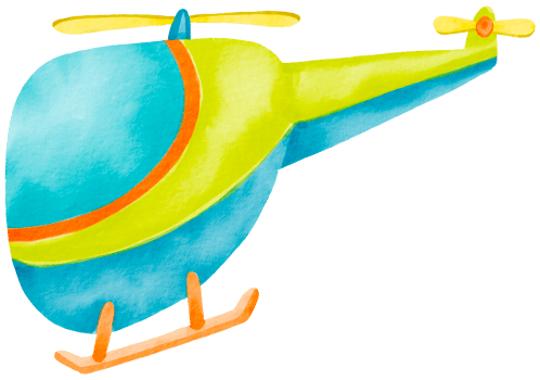 Airplane watercolor cartoon cute png
