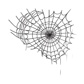Spider web speech bubble png